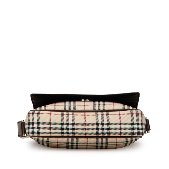 Pre-Loved Burberry House Check Canvas Crossbody - Picture 3 of 9